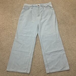 NWT Madewell Super Wide Leg Jeans
